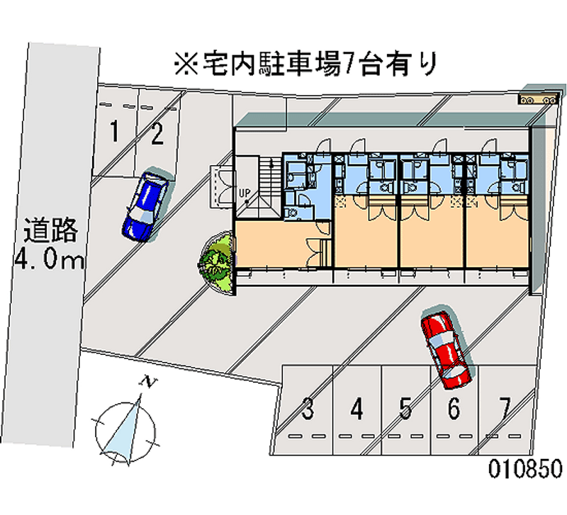 レオパレスコーポホルスⅡ 月極駐車場