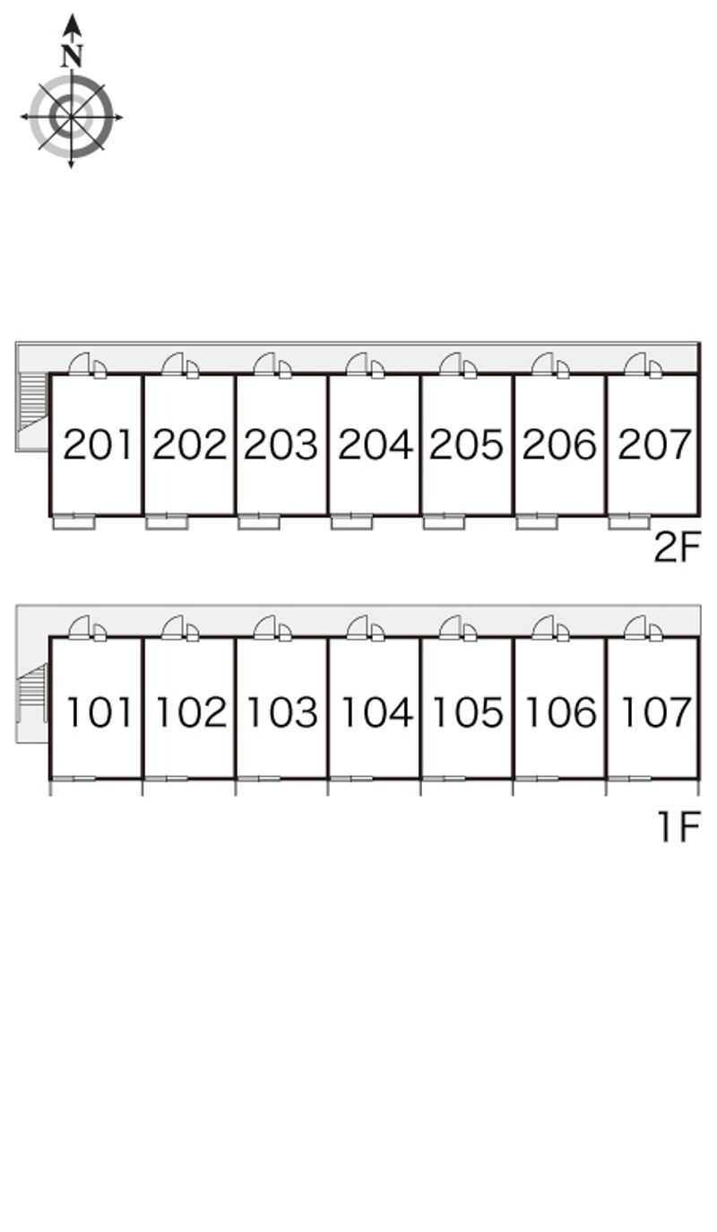 レオパレス温品 間取り配置図