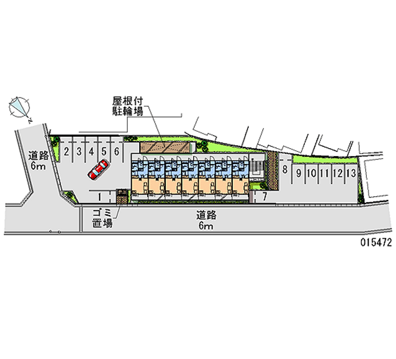 レオパレスＡＫＵＲＡⅡ 月極駐車場