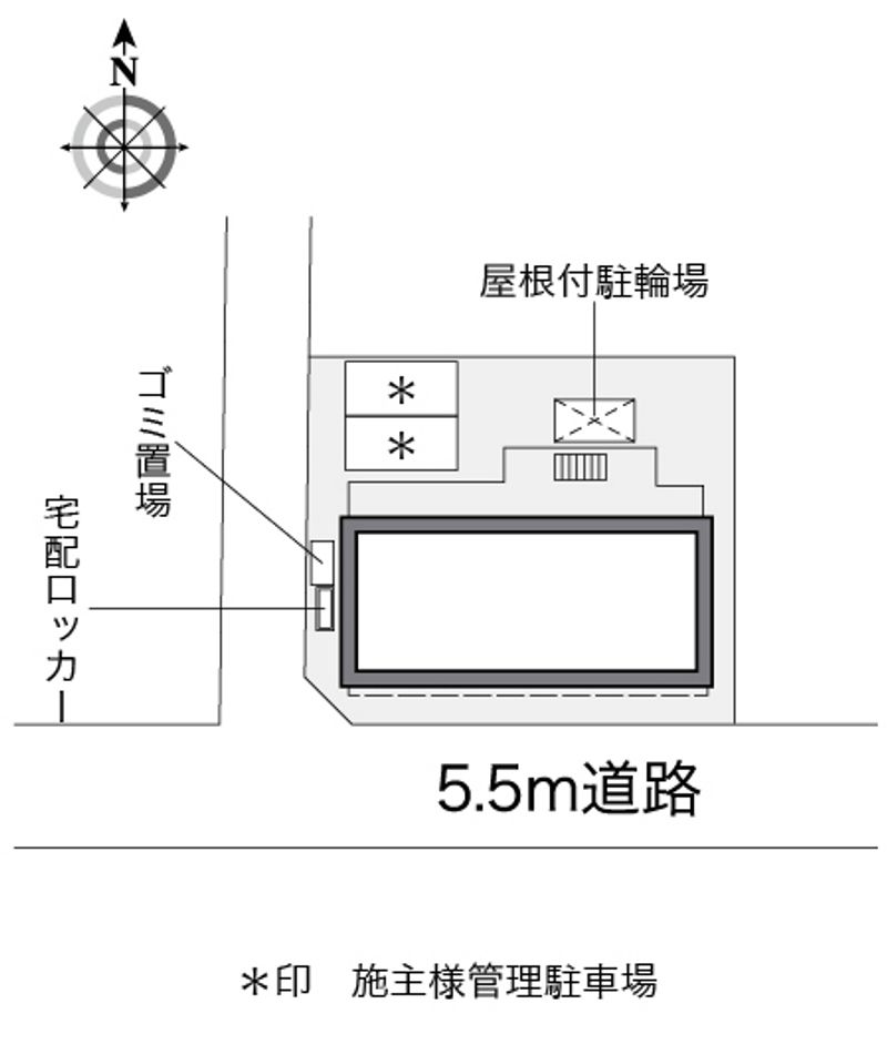 レオパレスＦｉｔⅡ 配置図