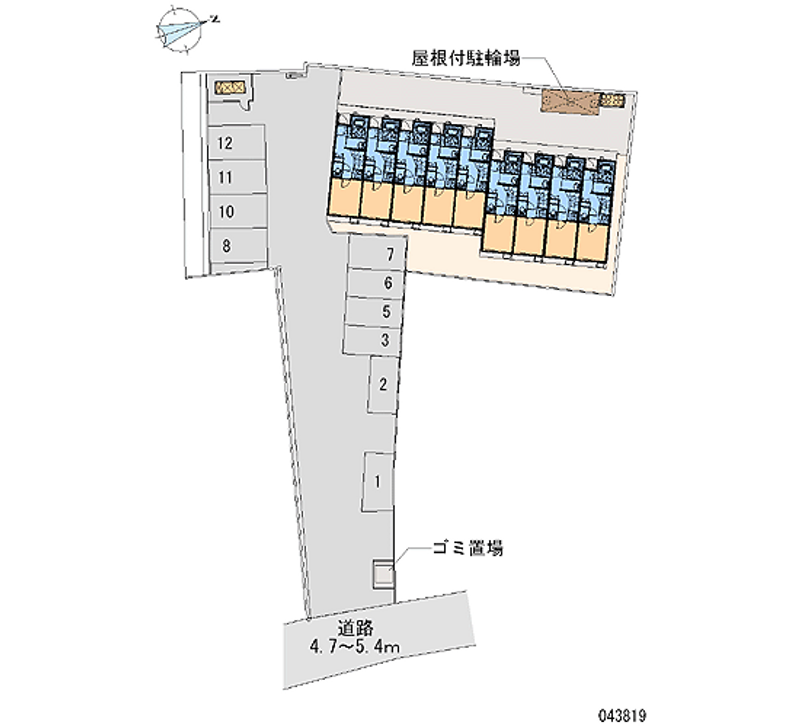 43819 월정액 주차장