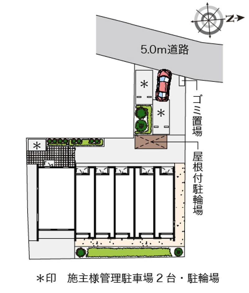 クレイノシャンドフルール 配置図
