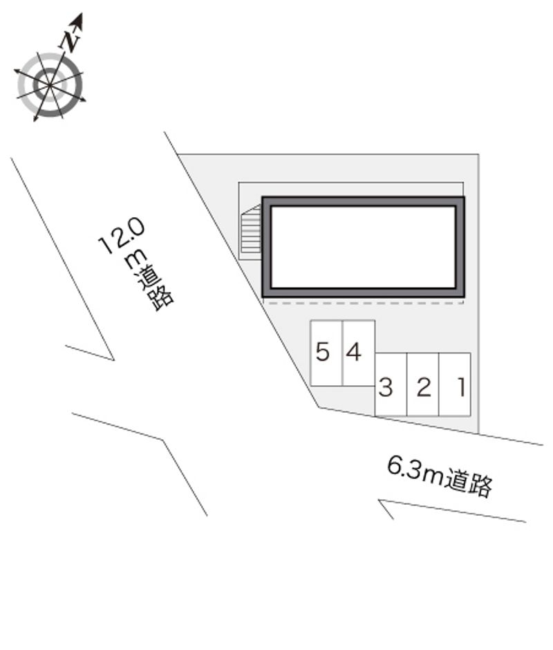 レオパレスＴＥＮＪＩＮ 配置図
