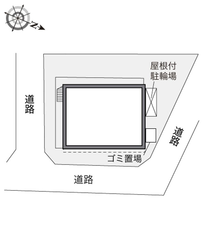 レオパレスＣｏｍｏ 配置図