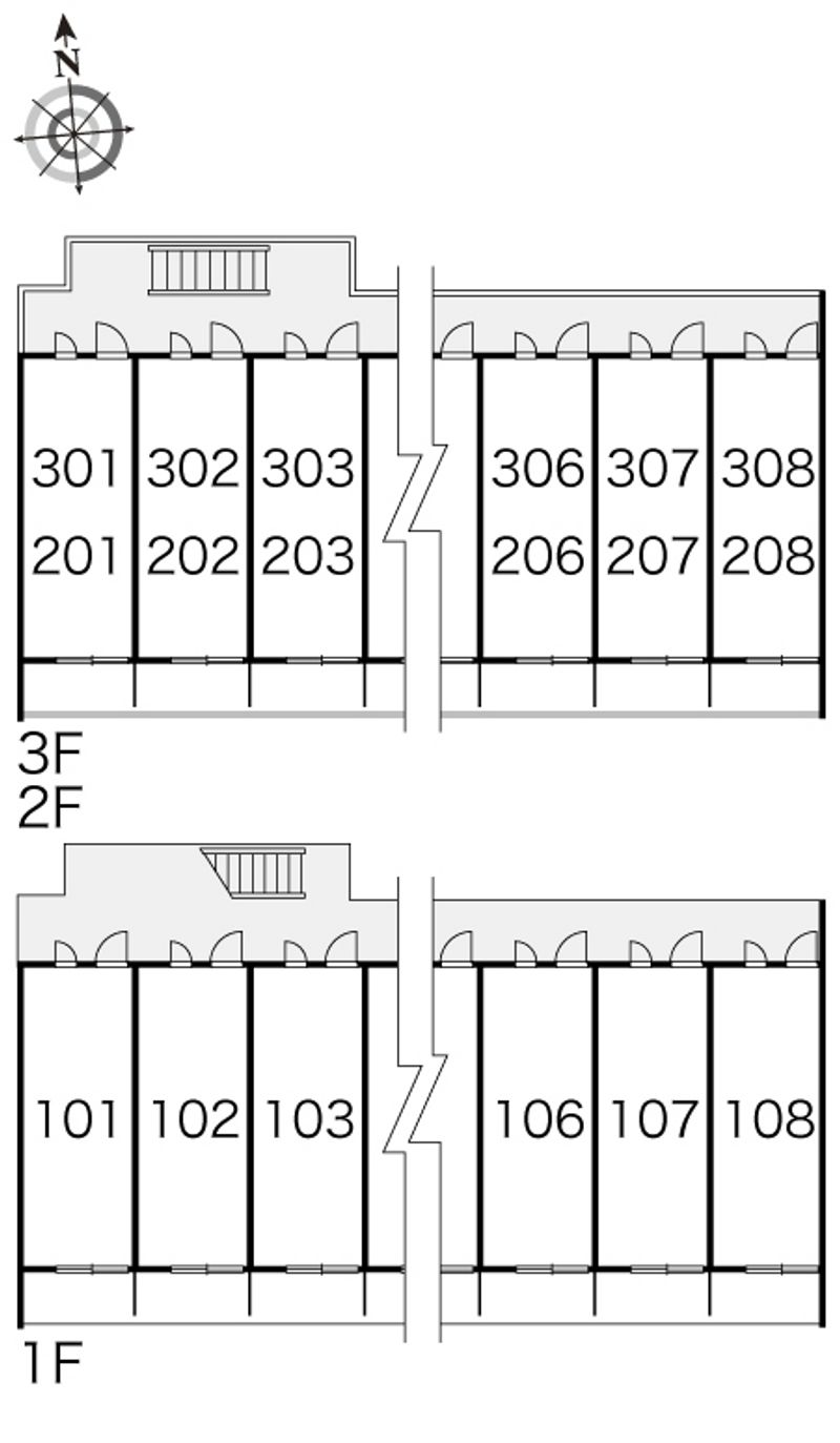 レオパレスＧＲＡＮＤ 間取り配置図