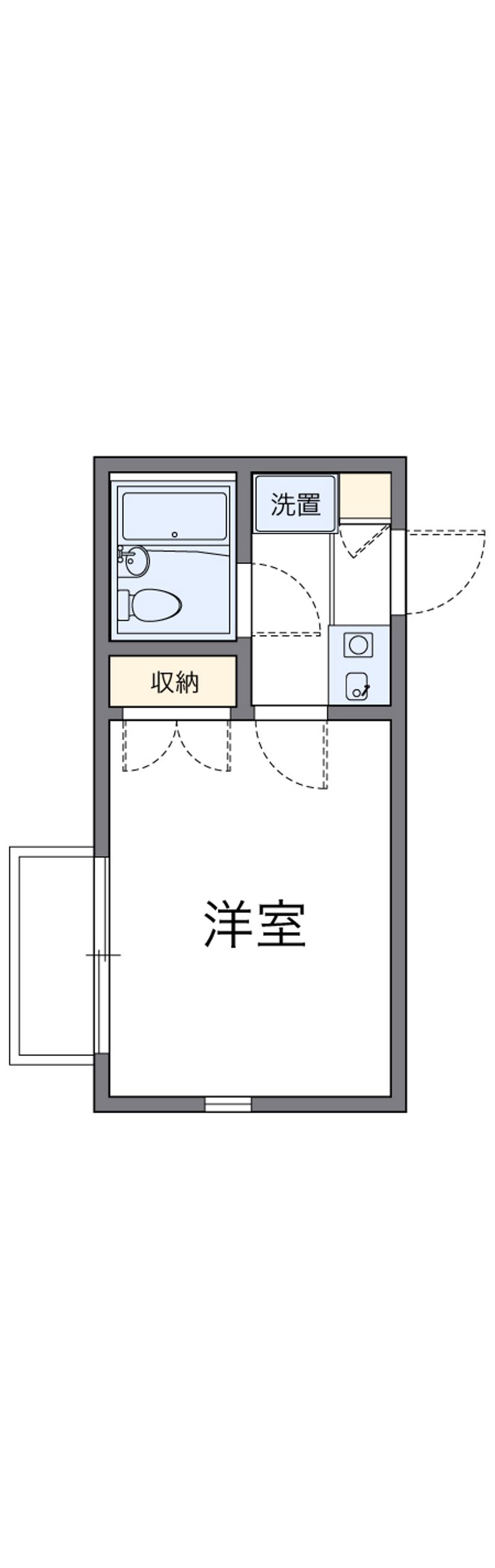 レオパレスＲＸ山科 間取図