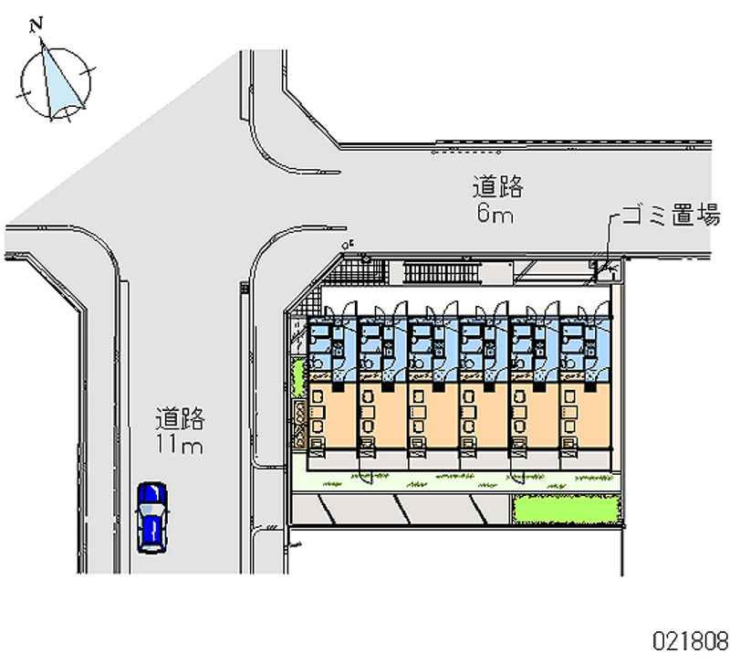 レオパレスシャーマー御崎 区画図