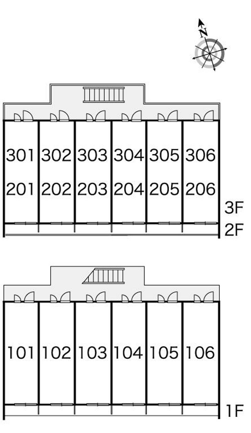 レオパレスＳｅｖｅｎ＆Ｆｉｖｅ 間取配置図