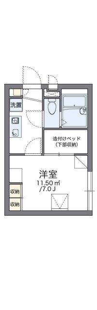 レオパレスＴＷＩＮＫＬＥ 間取図