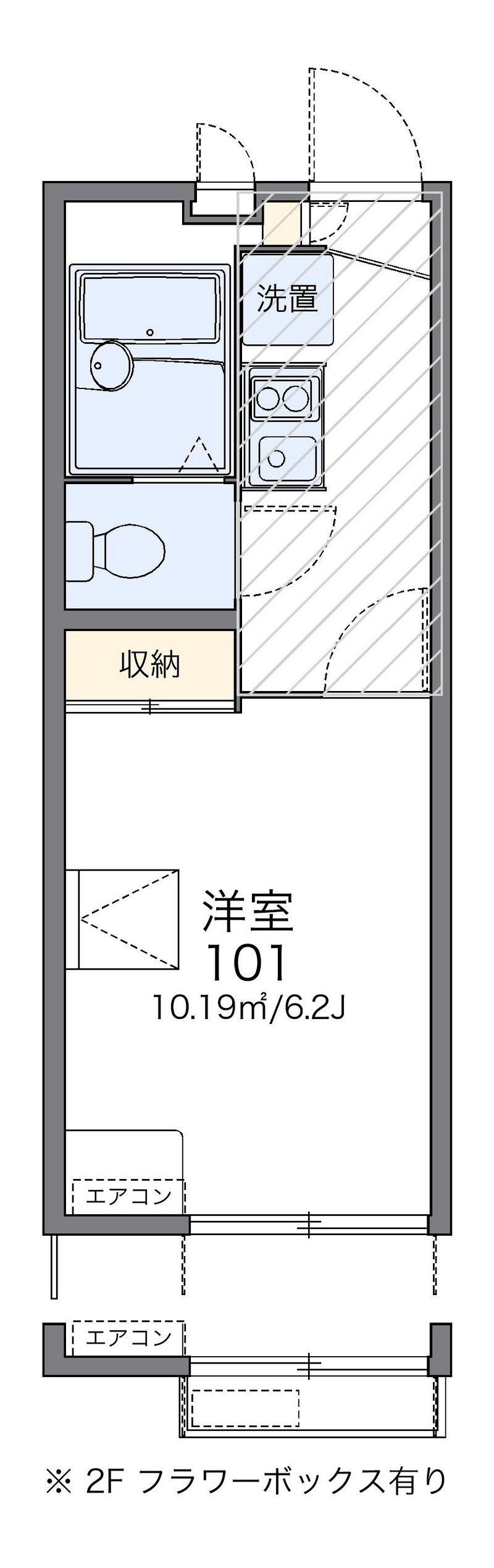 レオパレス今福 間取図