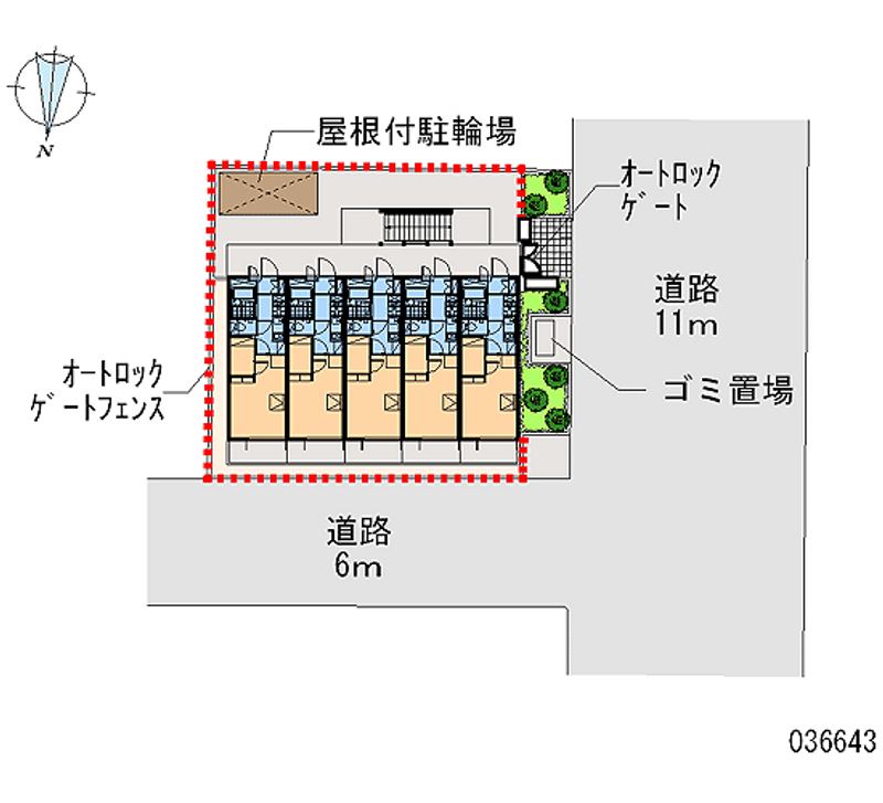 レオパレスエムエムワン 区画図