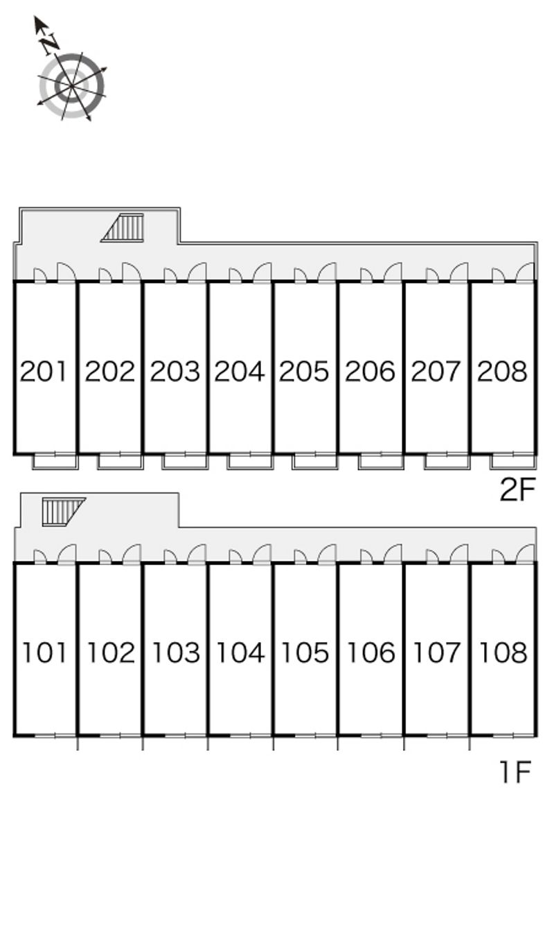 レオパレスサンセットヒル 間取り配置図