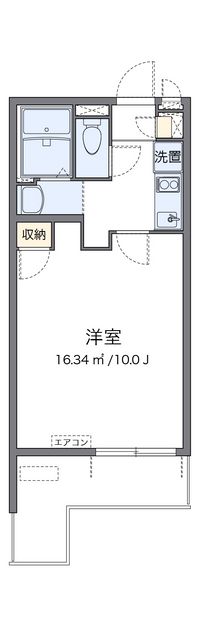 クレイノフリーゼあざみ野 間取り図