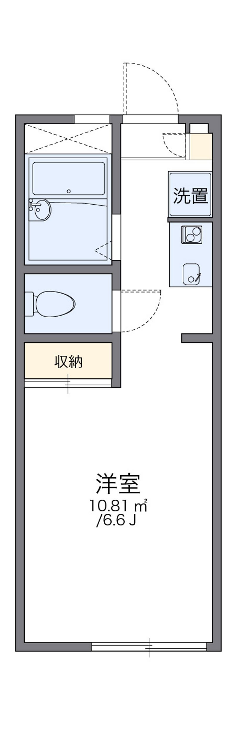 レオパレスセゾン 間取図