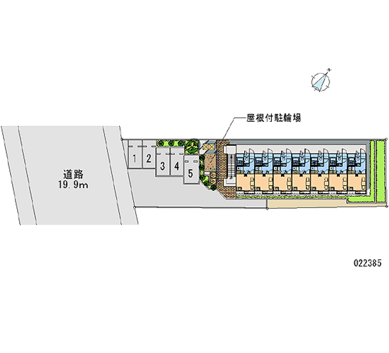 レオパレスバックス 月極駐車場