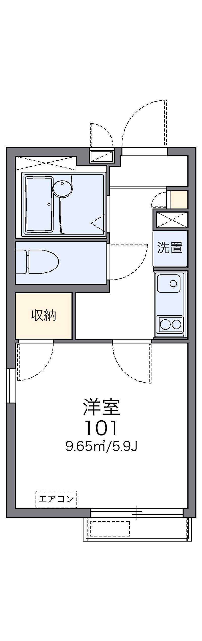 レオネクストＷａｇａｎｓｅ　Ａ 間取図
