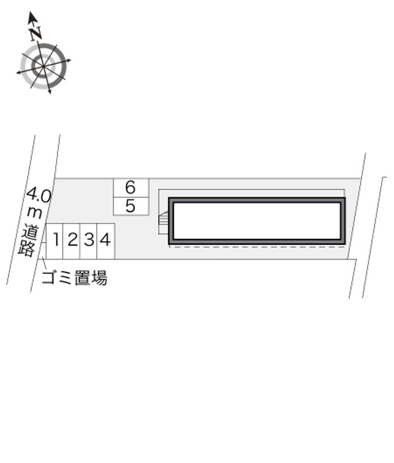 レオパレスＱＢＥ 配置図