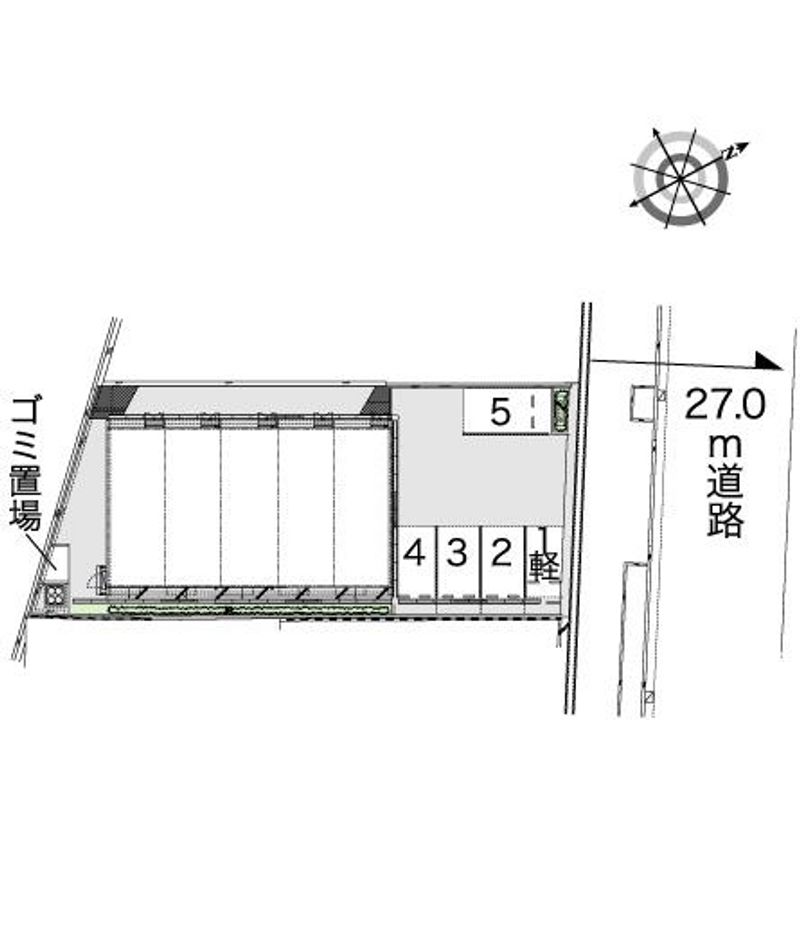 レオネクスト城見橋ハイツ 配置図