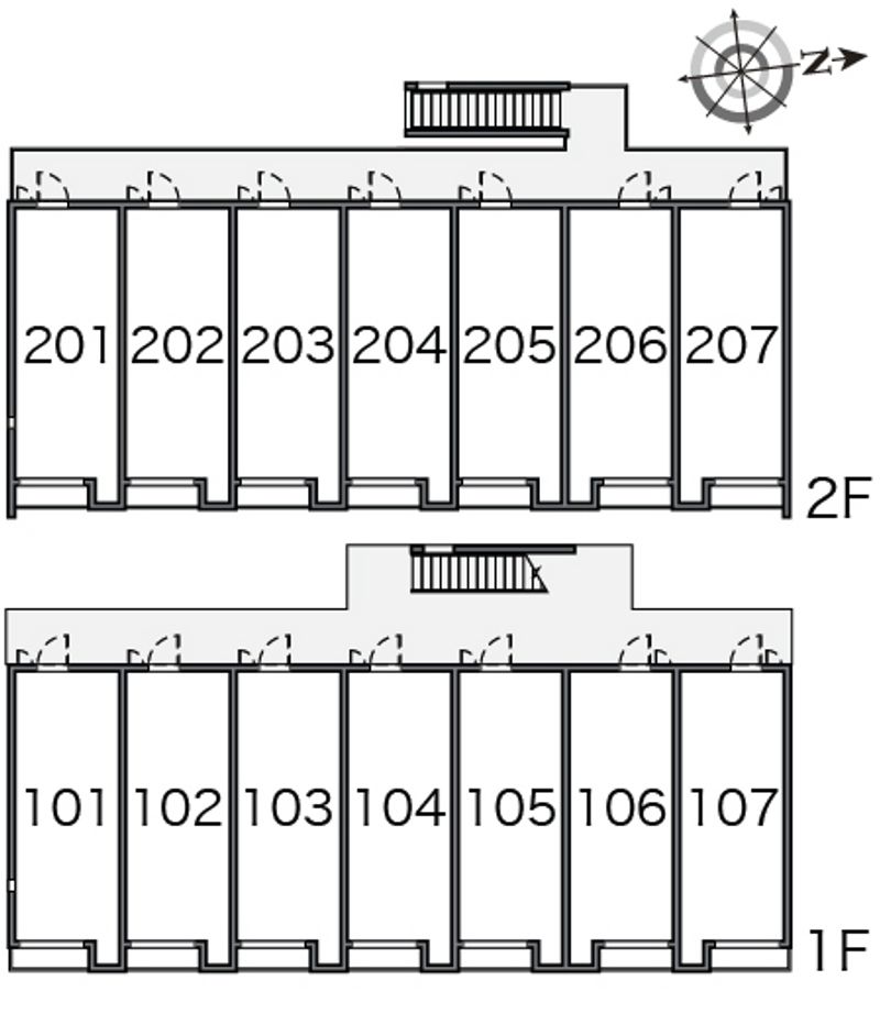 ミランダ曳六 間取り配置図