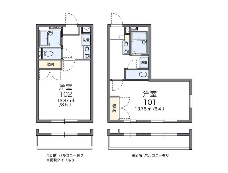 レオパレス寿 間取図