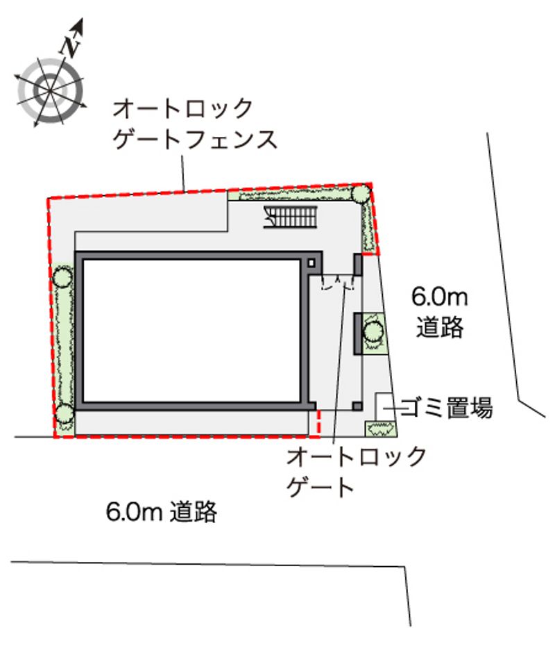 レオパレスハネダ 配置図