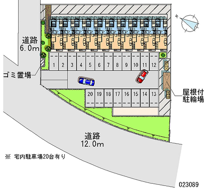 23089 Monthly parking lot