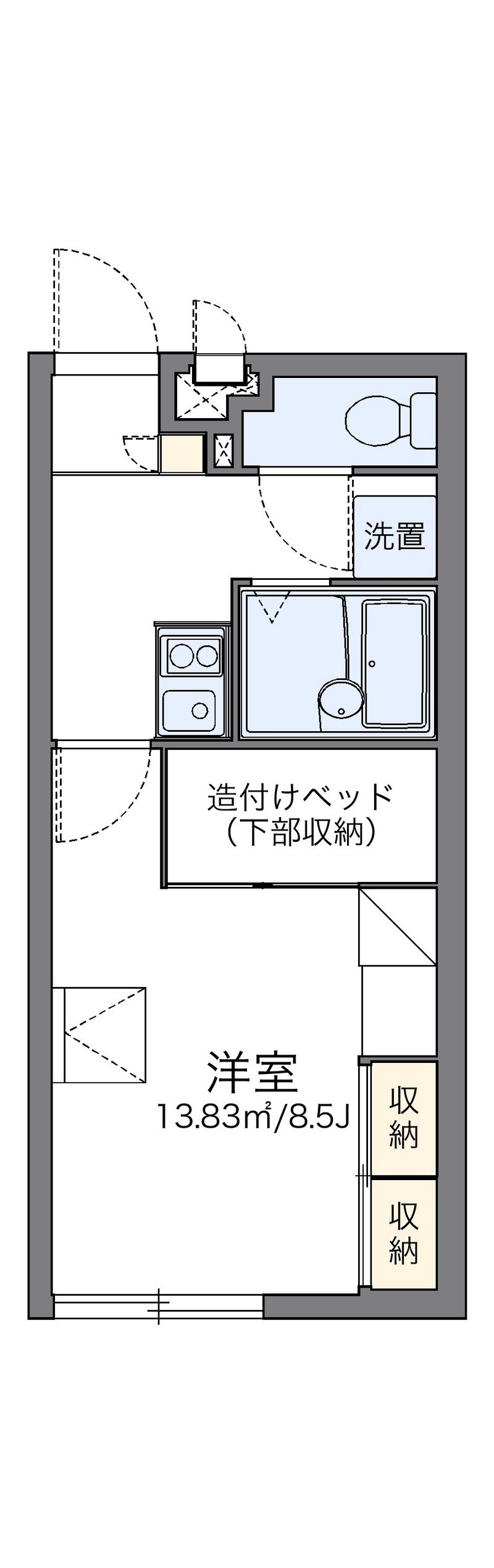 レオパレスセレーヌス 間取図