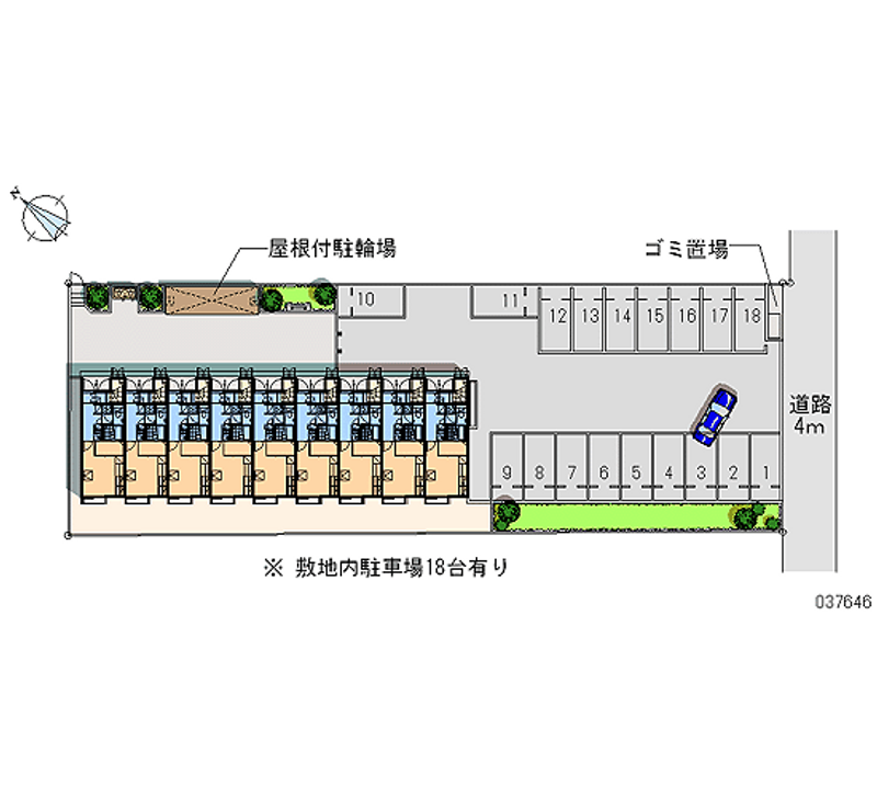 37646 Monthly parking lot