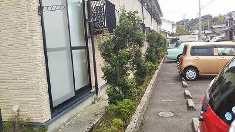 レオパレスやすえもん バルコニー