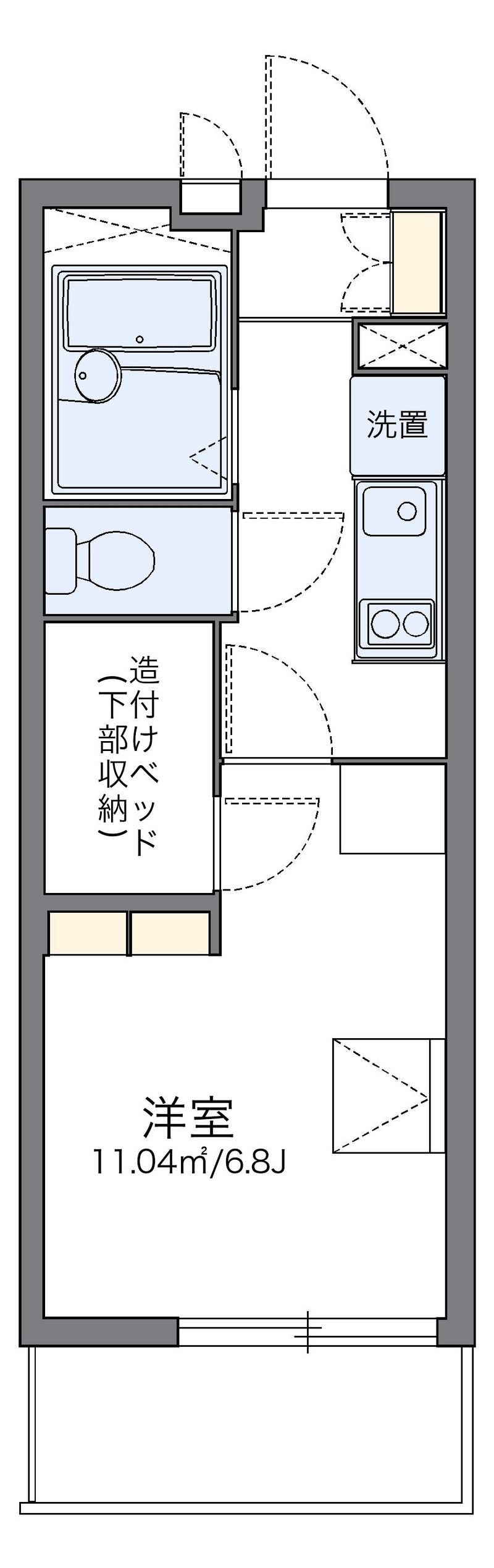 レオパレス英 間取図