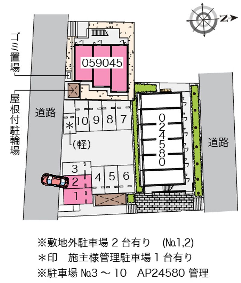 クレイノリズィエールⅡ 配置図