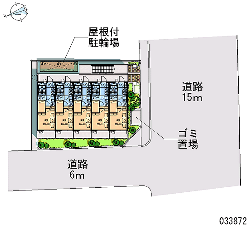 レオパレス青柳 区画図