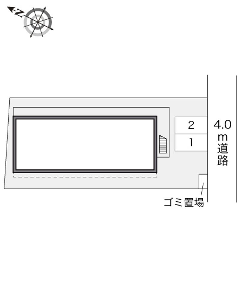 レオパレスクレールセゾン 配置図