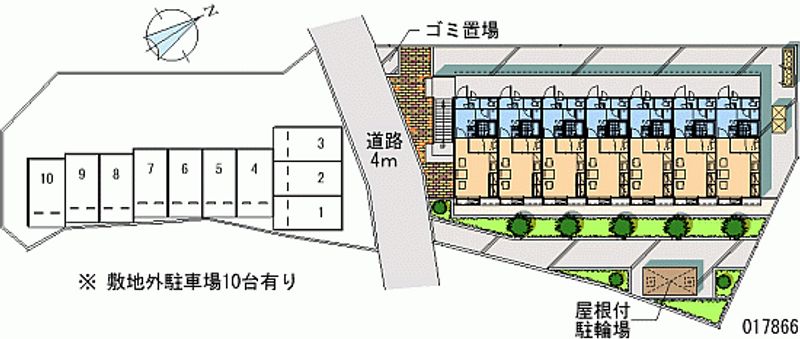 レオパレス２００２ 月極駐車場