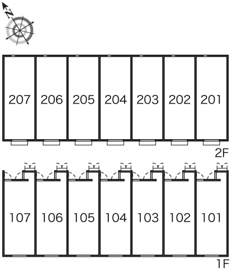 レオネクストファンタジアⅢ 間取り配置図