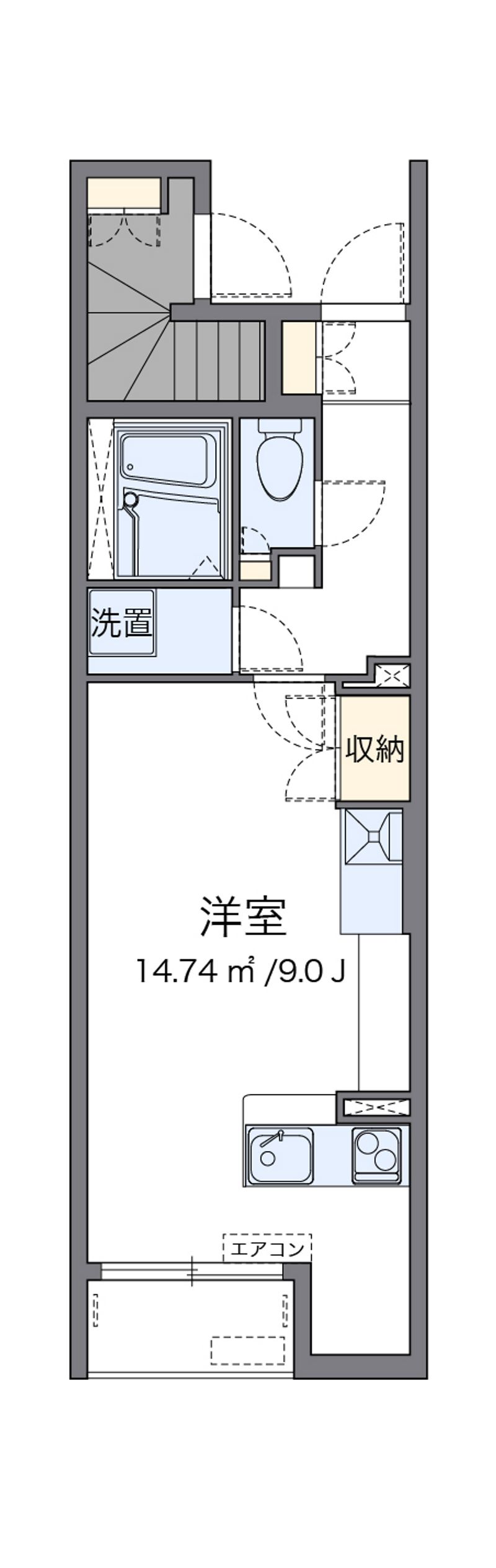レオネクスト栄町記念公園 間取図