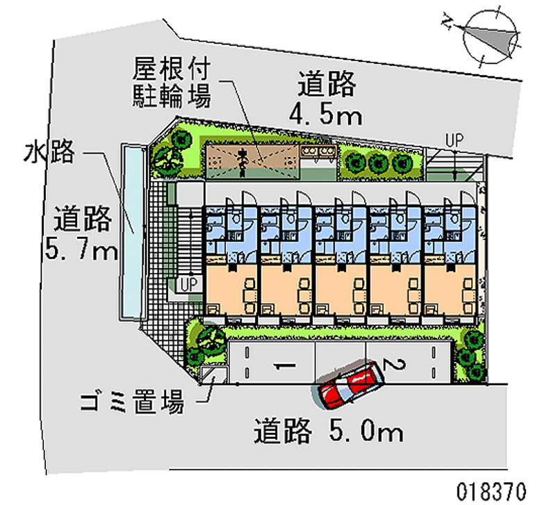 レオパレスＡＳＡＨＩ 区画図