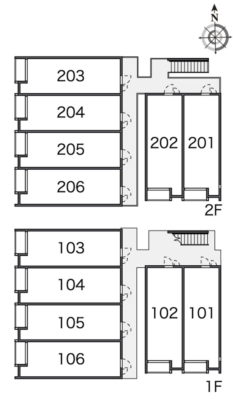 レオネクストハピネス 間取り配置図