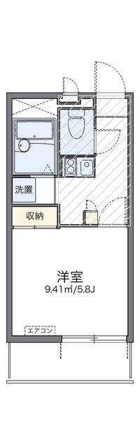 レオパレスブルーパイン松本 間取り図