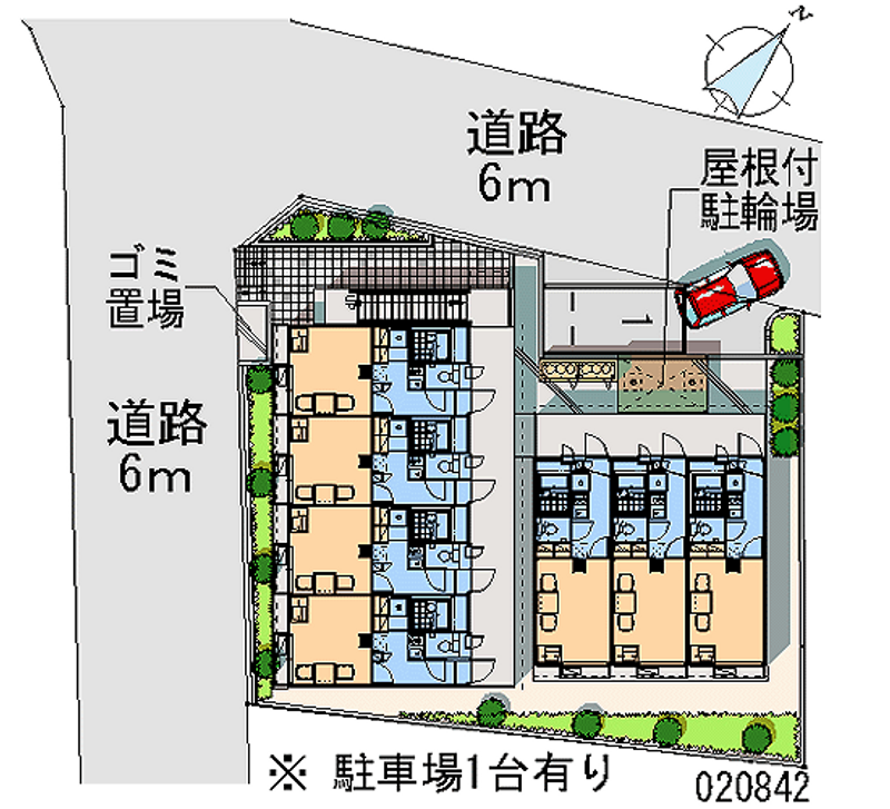 レオパレス青葉 区画図