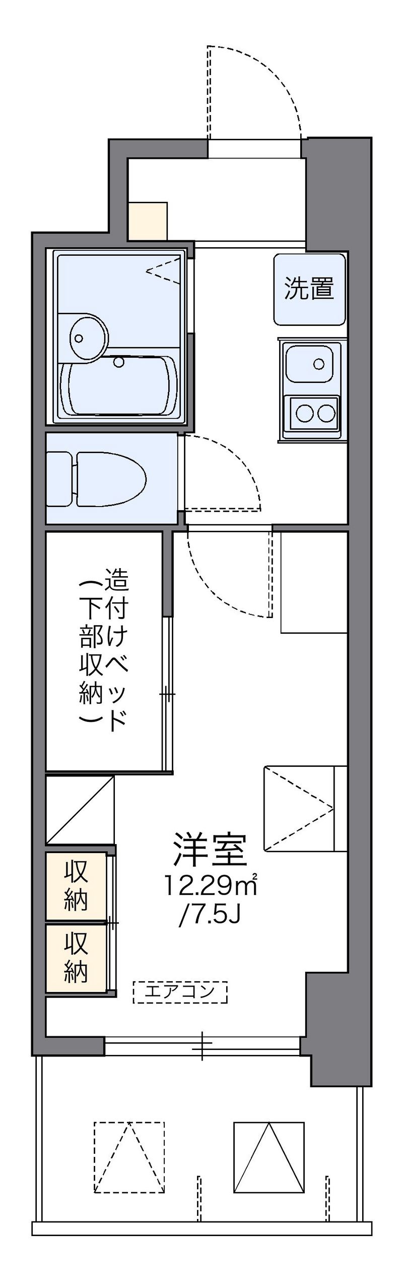 レオパレスＧｒｅｅｎ　Ｈｉｌｌ 間取図