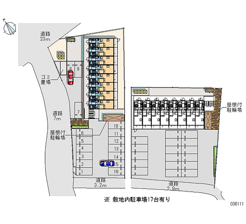 36116 Monthly parking lot