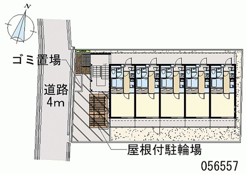 クレイノのぞみＢ 区画図
