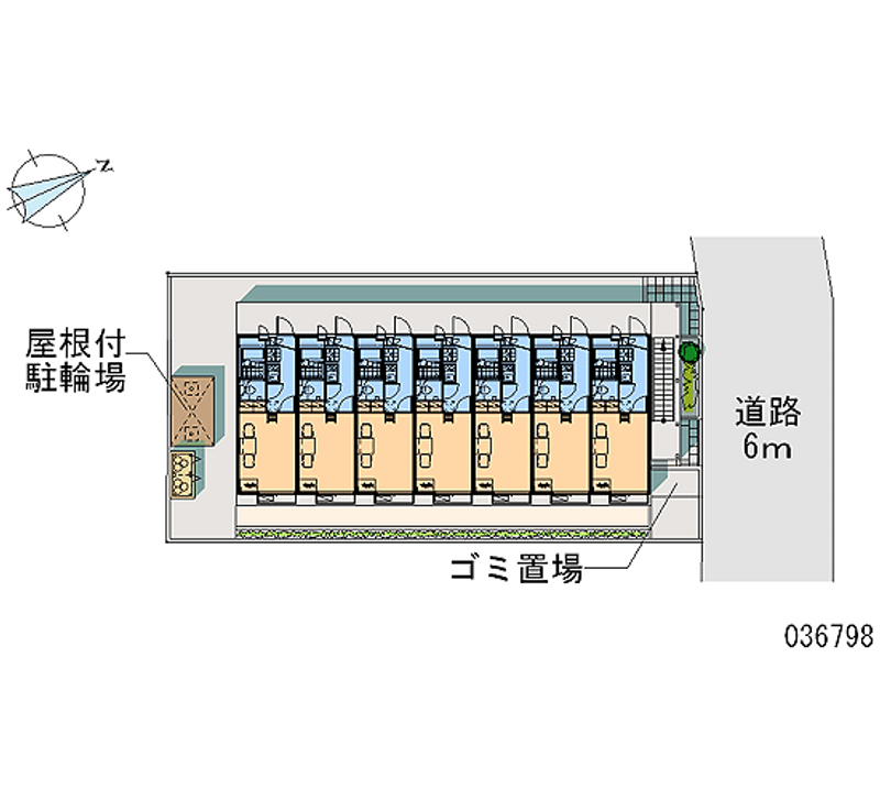 レオパレス彩東大宮 区画図
