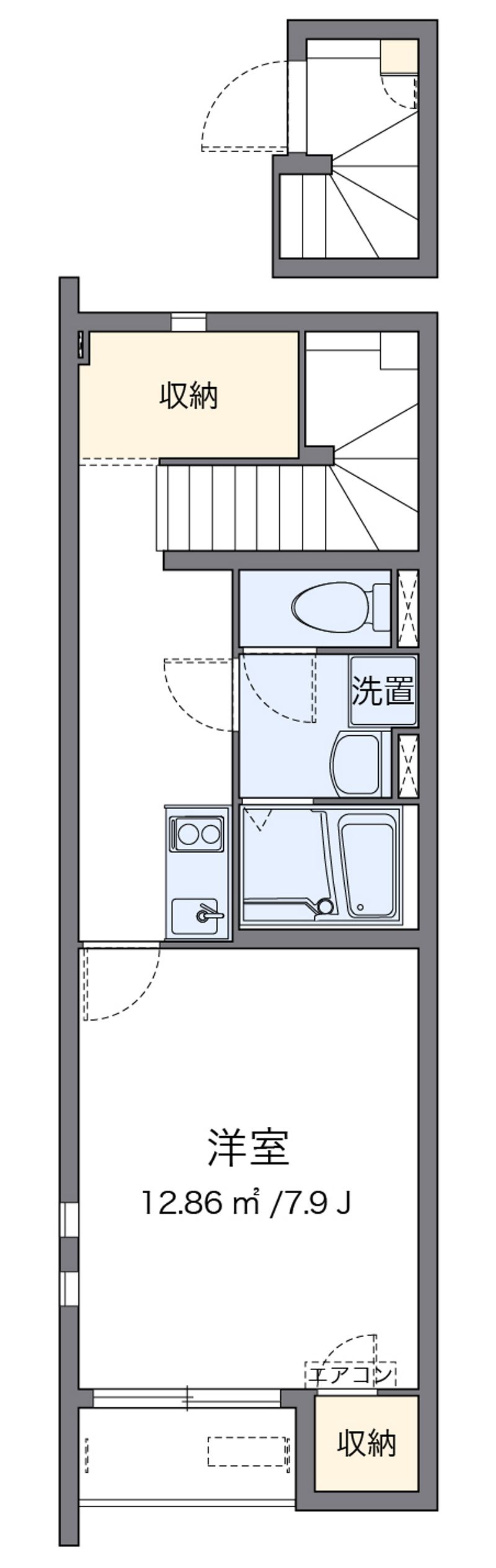 クレイノメゾンフルリール 間取図