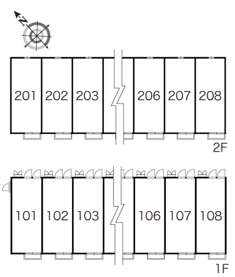 レオパレスサンリーブⅡ 間取り配置図