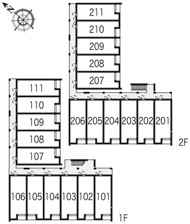 レオネクストオールリバー 間取配置図