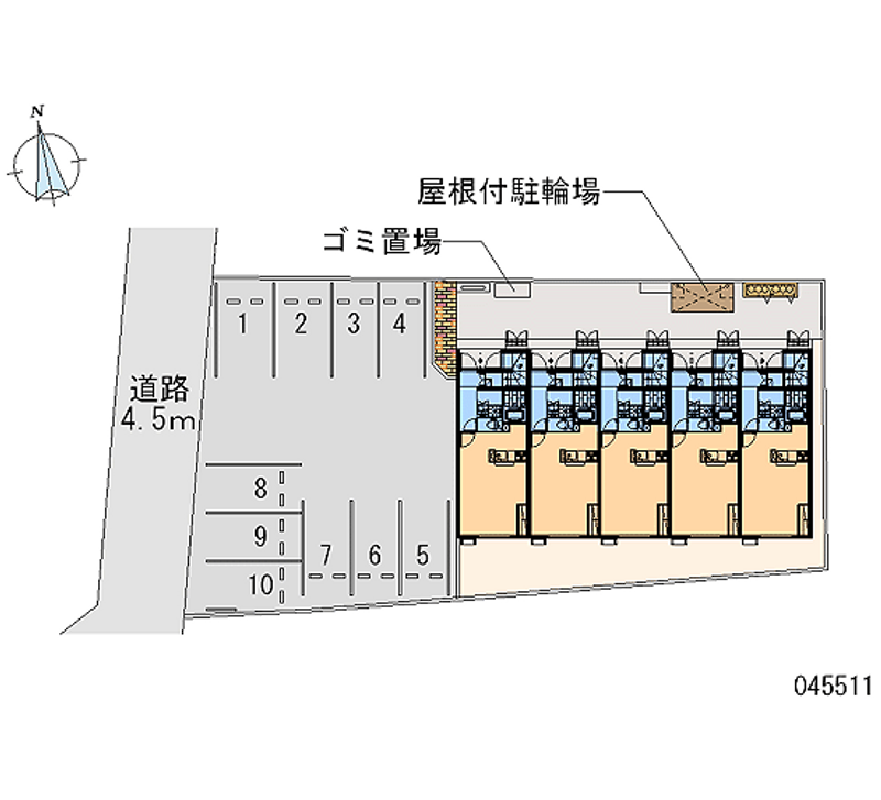 45511 Monthly parking lot