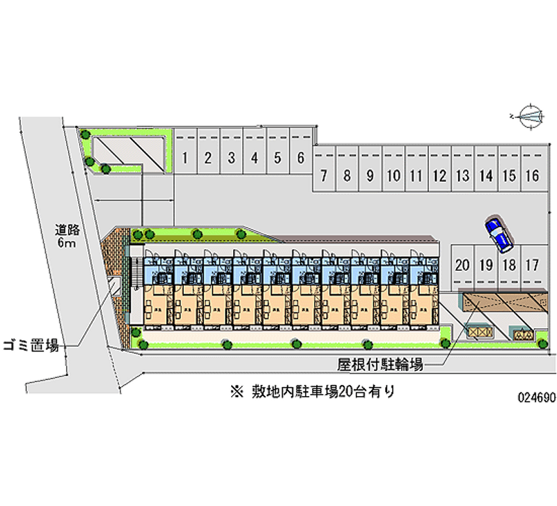 24690 Monthly parking lot