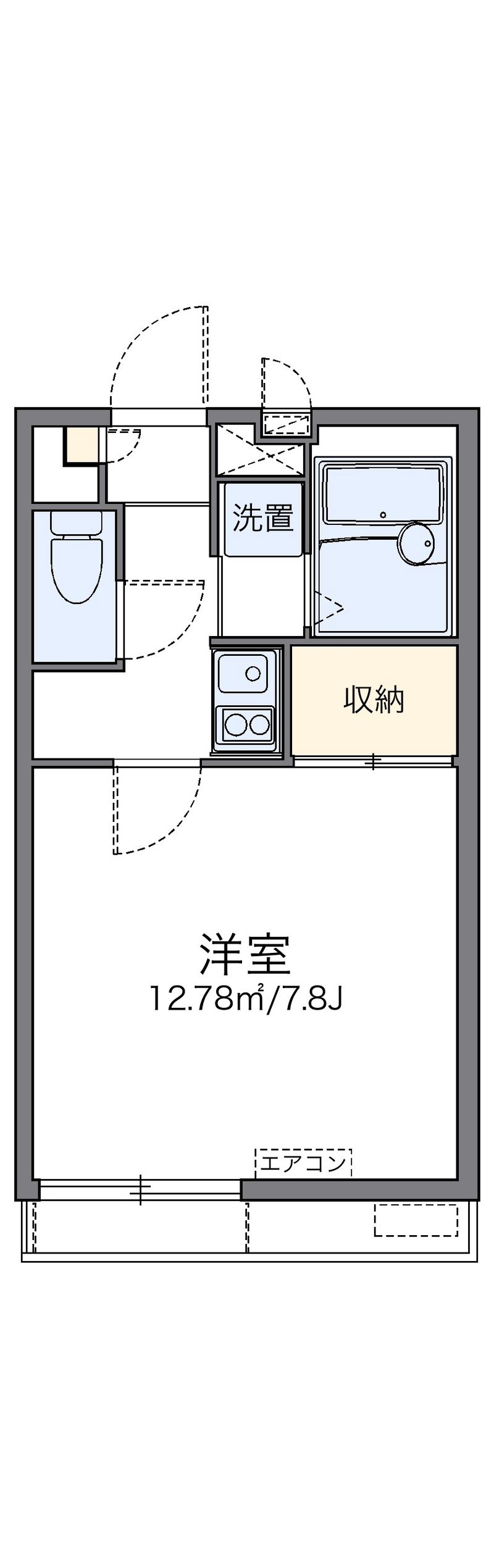 レオパレスウィーンⅠ 間取り